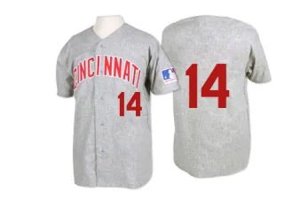 Men's Replica Grey Pete Rose Cincinnati Reds 1969 Throwback Jersey